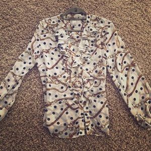 Cache blouse size large